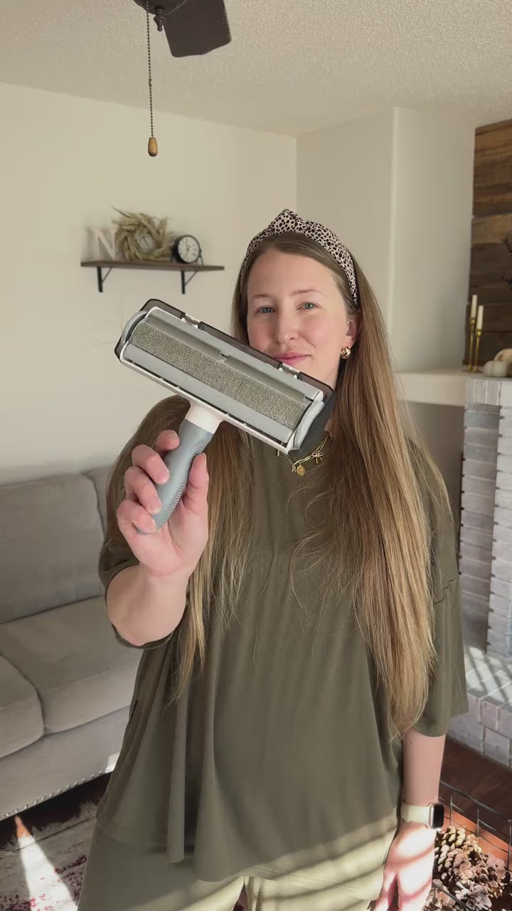 Pet Hair cleaning roller video