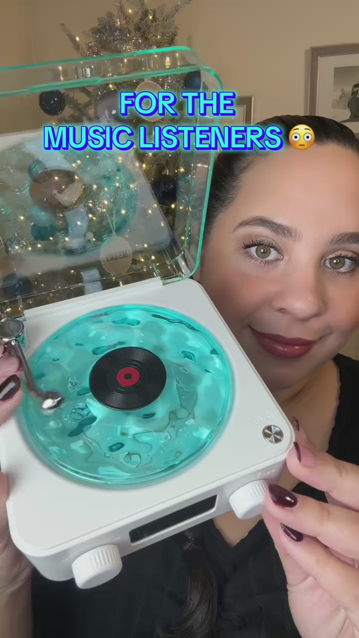 Vinyl Player Bluetooth Speaker video